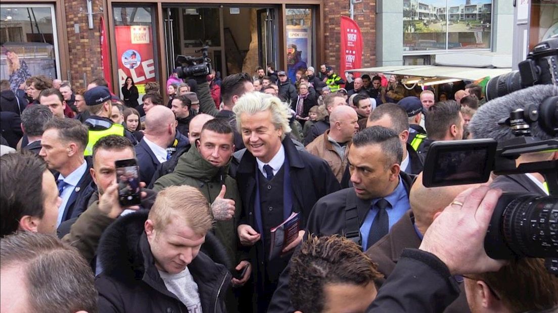Geert Wilders (PVV) in Enschede