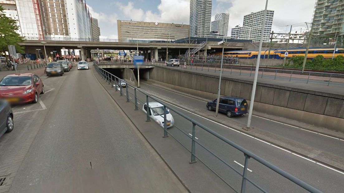 De Haagse Koningstunnel vlakbij Centraal Station