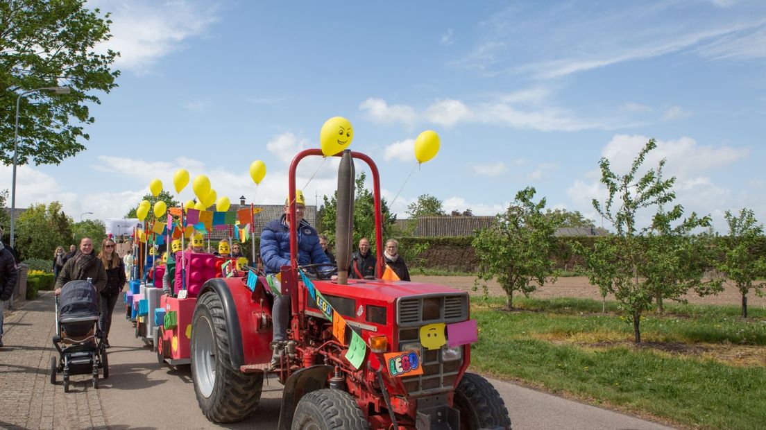 Optocht in Tricht.