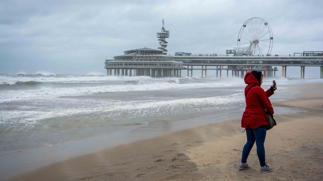 Storm op Scheveningen