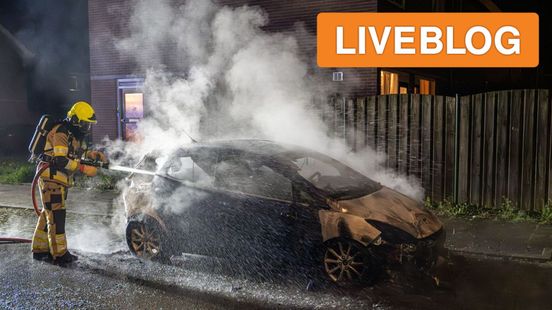 Autobrand Nijmegen • gewonde bij ongeval.