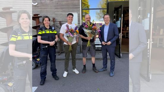 Juul en Raymond sprongen auto in visvijver achterna en wisten bestuurder te redden Home