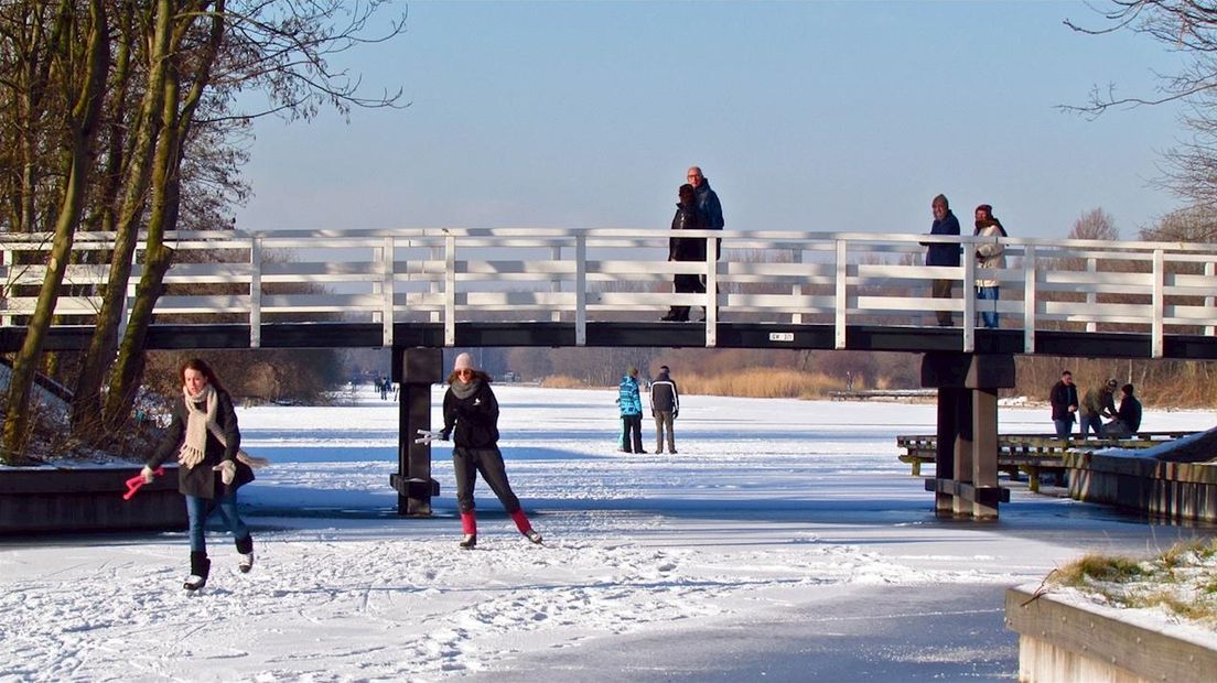 Schaatsen op natuurijs