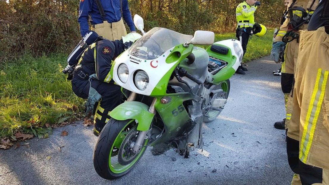 Oorzaak van motorbrand onbekend
