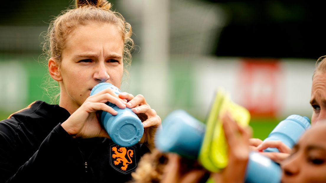 Vivianne Miedema maakte de 2-0 voor Oranje tegen Rusland (Rechten: ANP/Sander Koning)