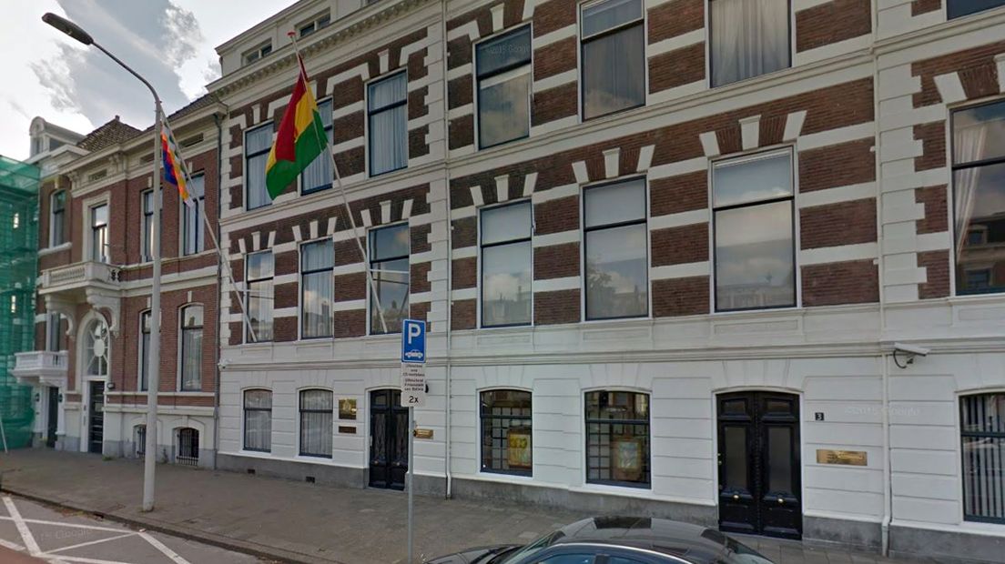 Ambassade van Bolivia aan het Nassauplein in Den Haag