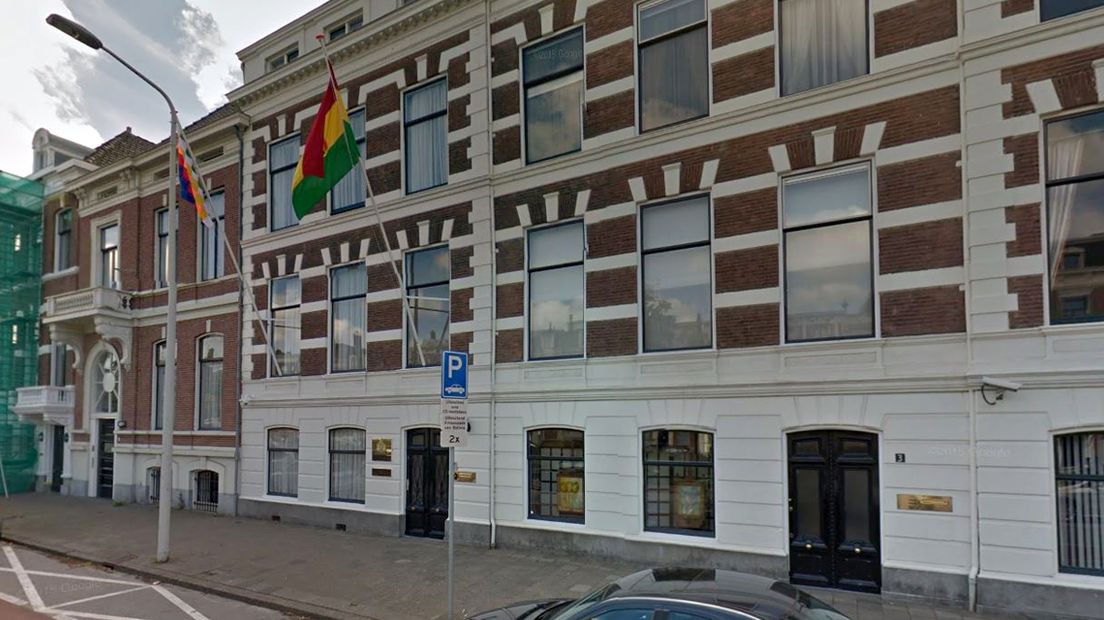 Ambassade van Bolivia aan het Nassauplein in Den Haag