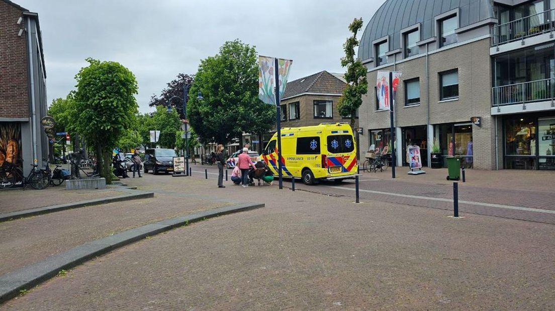 Het slachtoffer moest naar het ziekenhuis