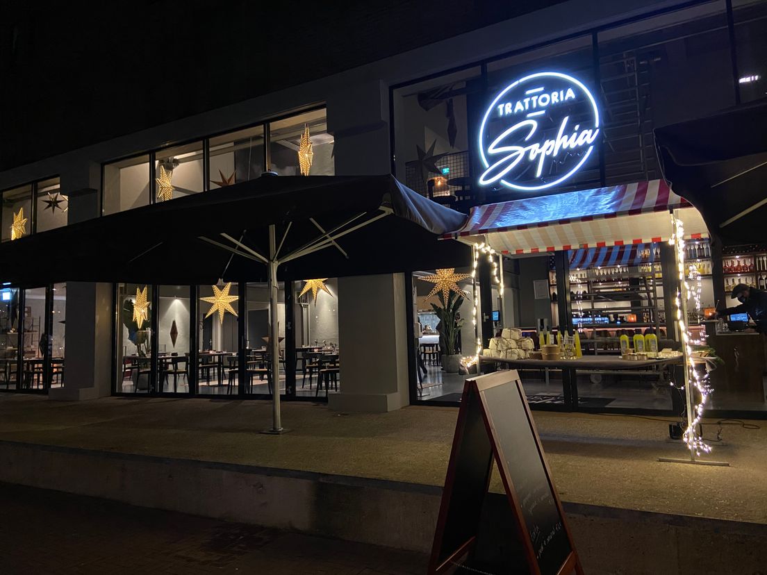 Exterieur van het restaurant
