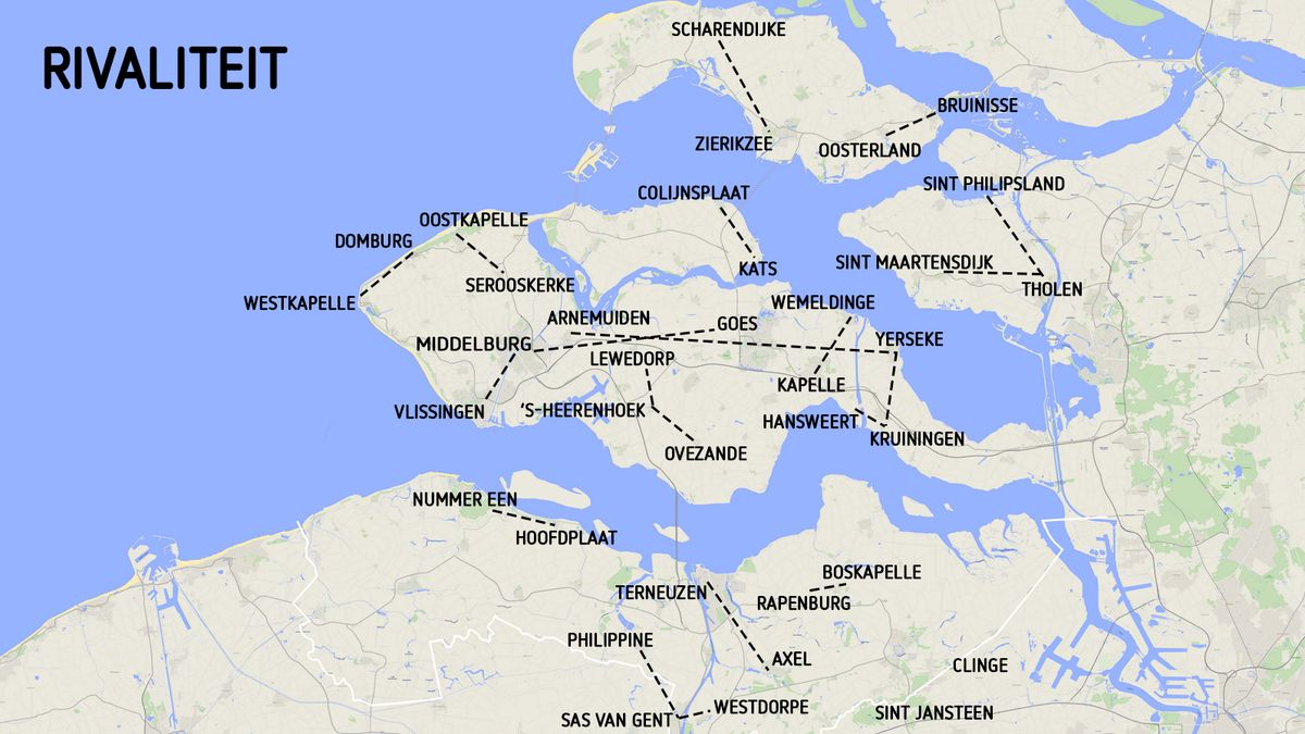 Dorpsrivaliteit: van 4453 en 't are durp tot Aagtekerke-Noord