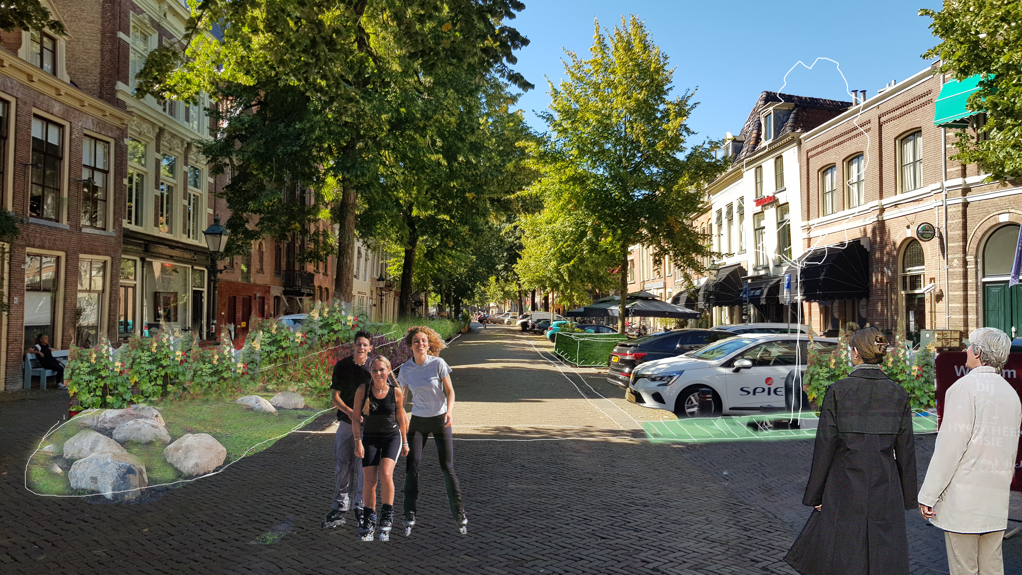 Bosk as ynspiraasje: Ljouwert wol mear grien en minder auto's