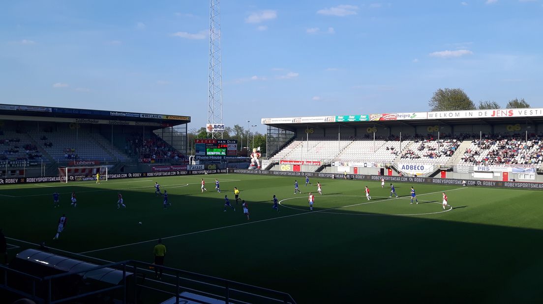 Jong FC Emmen won een oefenduel van HHC Hardenberg