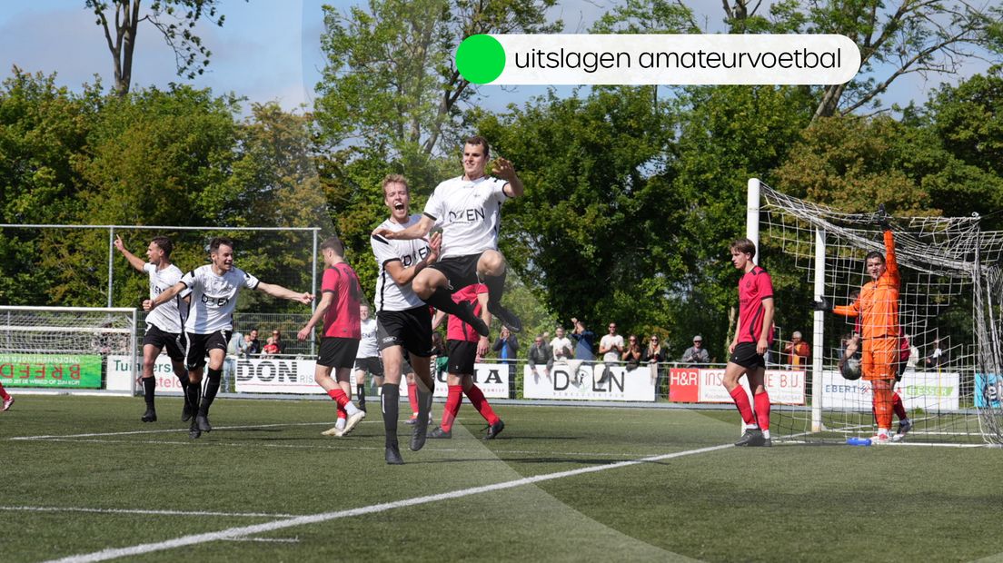 Uitslagen amateurvoetbal zaterdag 17 mei