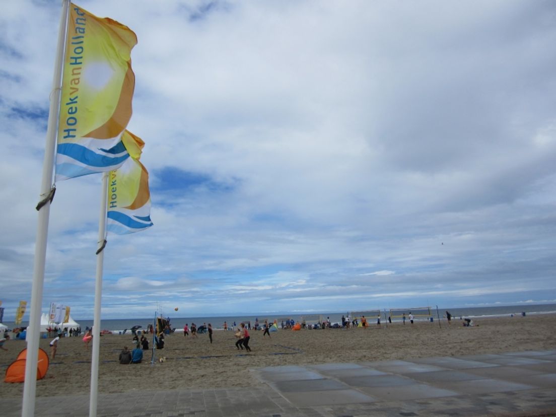 Het strand van Hoek van Holland