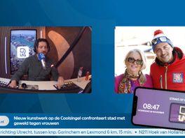 Monique en Mike Hansler in het radioprogramma R-Uit!