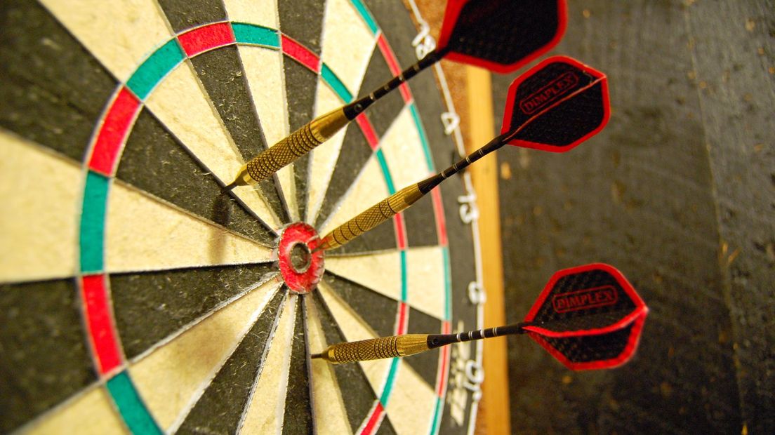 Groot dartstoernooi in Wezep