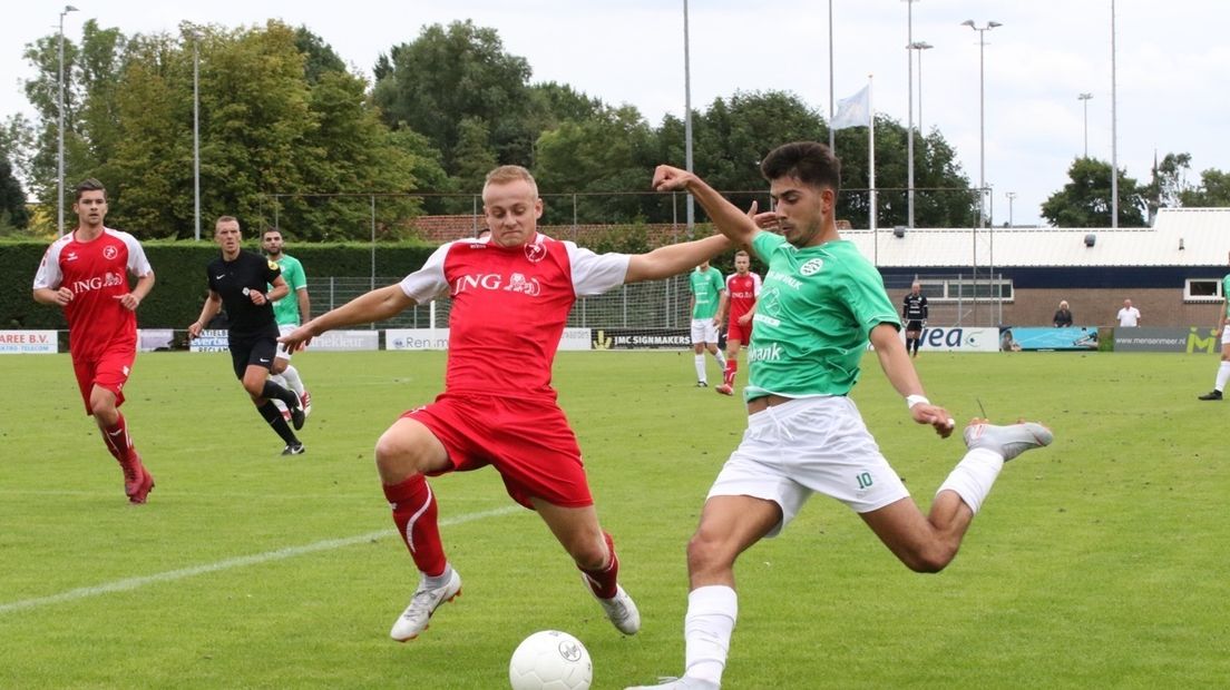 Klaas van Hecke in actie tegen Westlandia