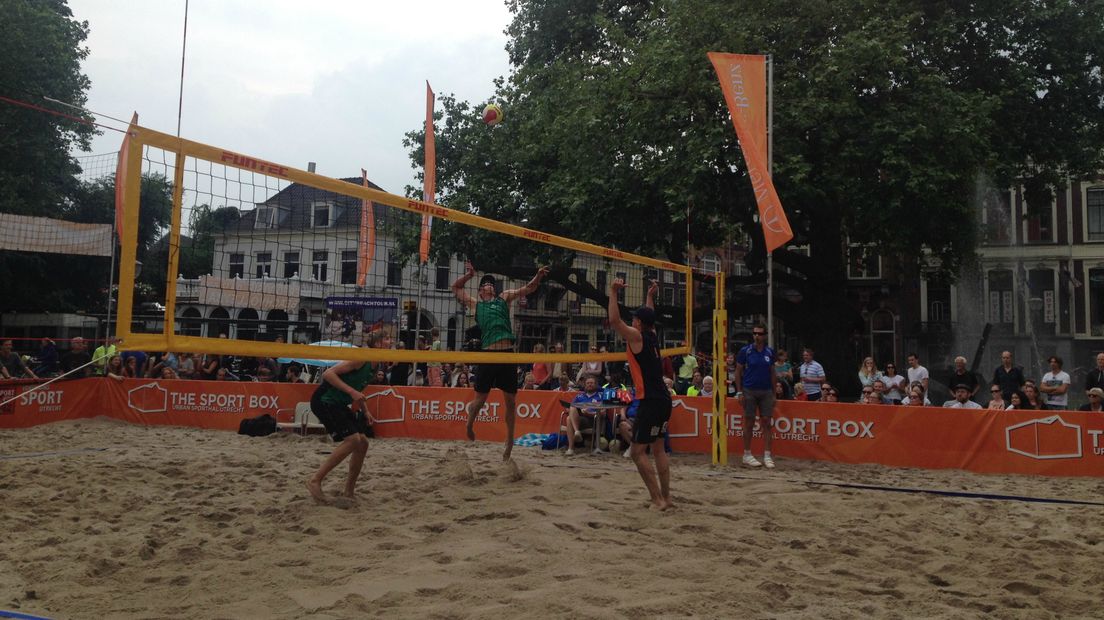 Ook in 2017 werd er gebeachvolleybald op het Lucasbolwerk