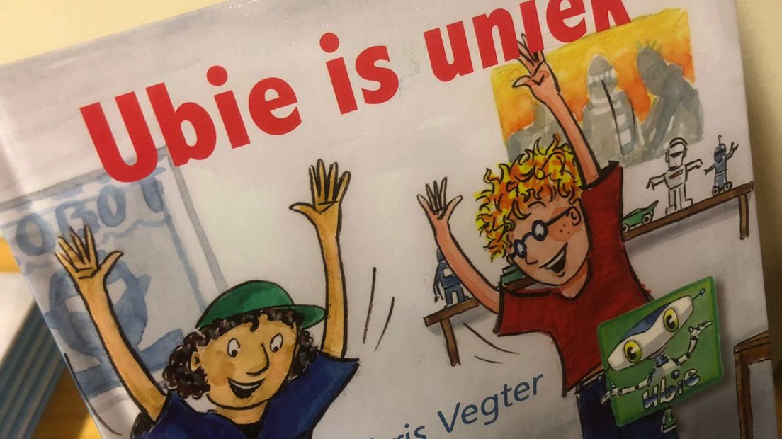 De cover van het boek 'Ubie is uniek' van Chris Vegter (Rechten: RTV Drenthe/Petra Wijnsema)