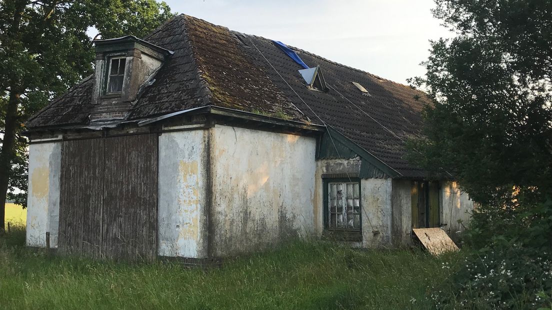 In 1908 was dit het eerste gebouw in het Zeijerveld, van waaruit 600 hectare woeste grond is ontgonnen (Rechten: RTV Drenthe/Margriet Benak)