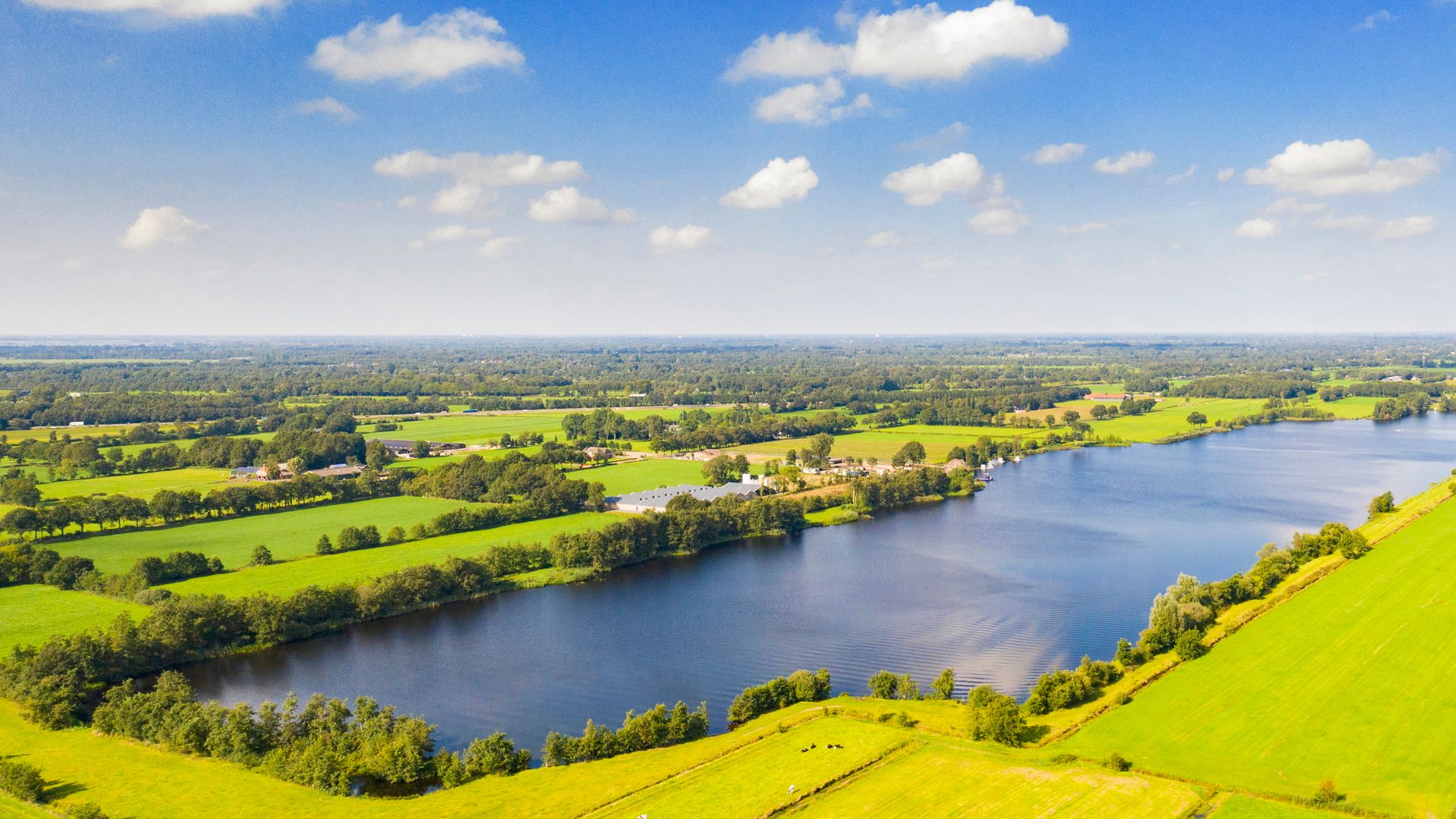 De Libbe Gabriëlsplas, voordat het drijvende zonnepark hier kwam