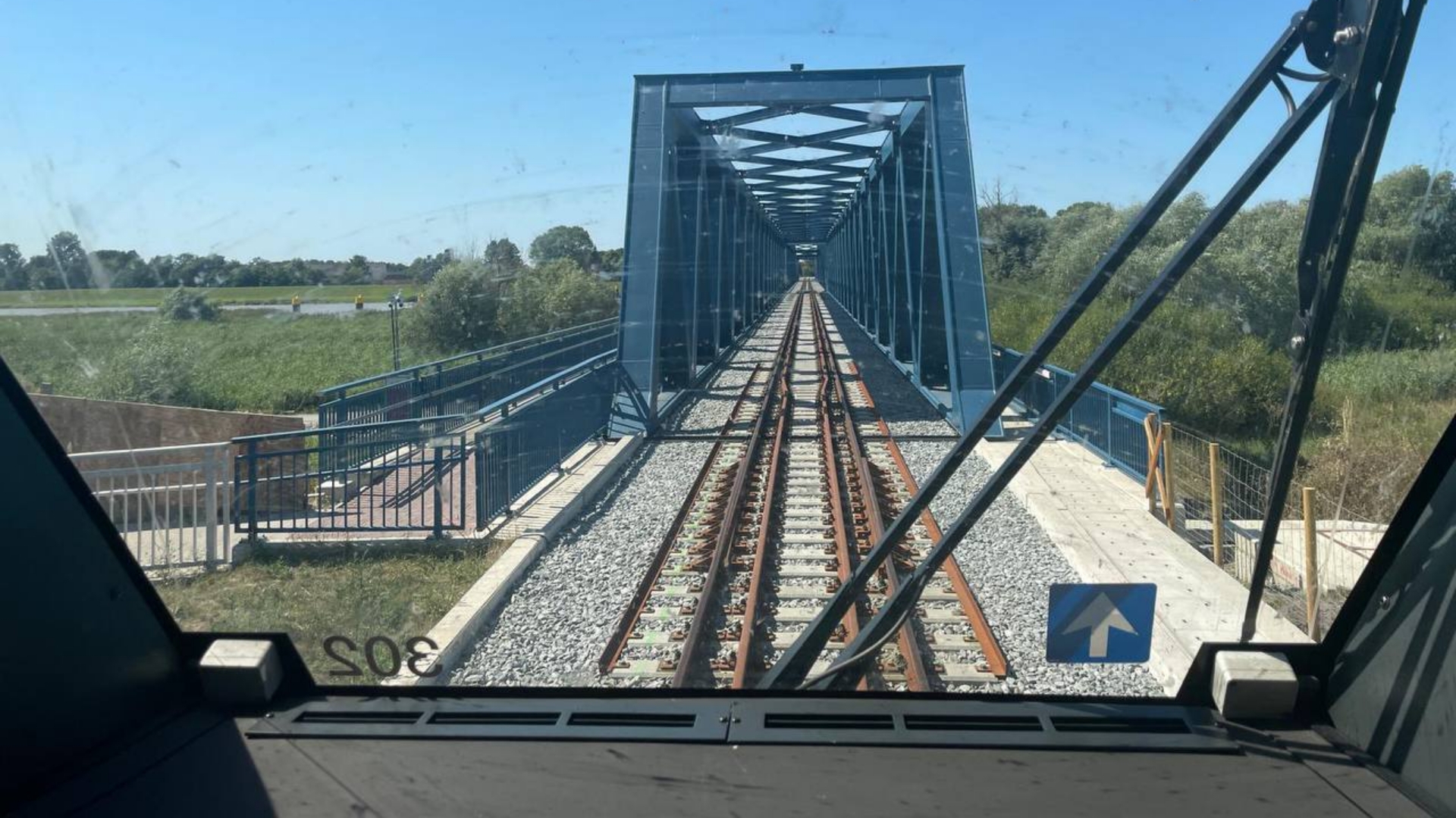 De nieuwe Friesenbrücke is weer in gebruik