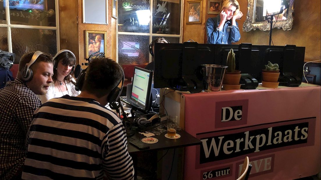 Studenten journalistiek maken 36 uur lang radio