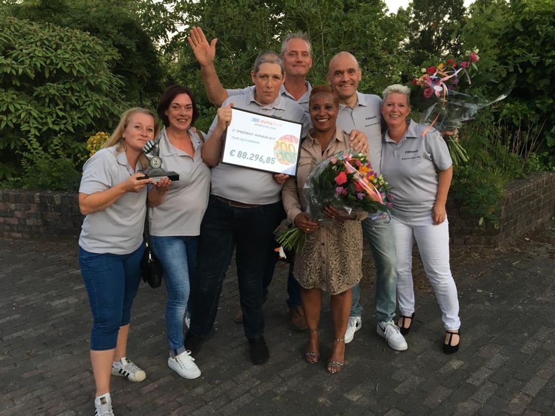 Team Florensis haalde een ruime 88 duizend euro op