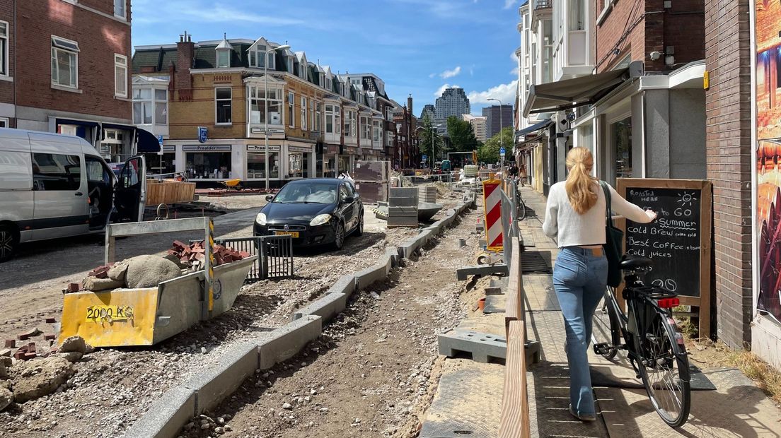 De Theresiastraat ligt nog tot en met halverwege augustus open