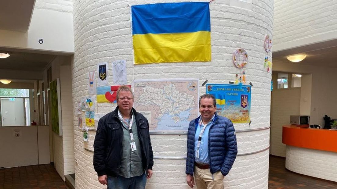 Bert Bennink en Jos Nijland van de organisatie van Soundgardens Boekelo.