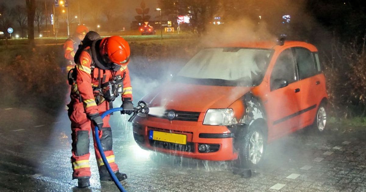 Car Fire at Winschoten Carpool