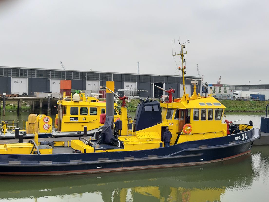 De sleepboot is het paradepaard van de veiling.