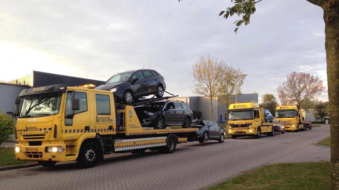 Ongeluk op A28 bij Zwolle