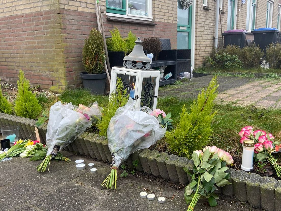 Het huis waar het slachtoffer met haar dochtertje woonde