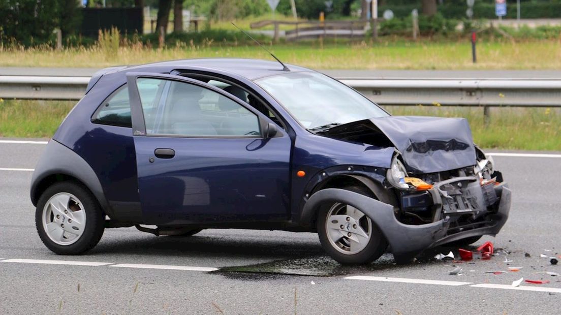 Ongeluk op A1 bij Oldenzaal