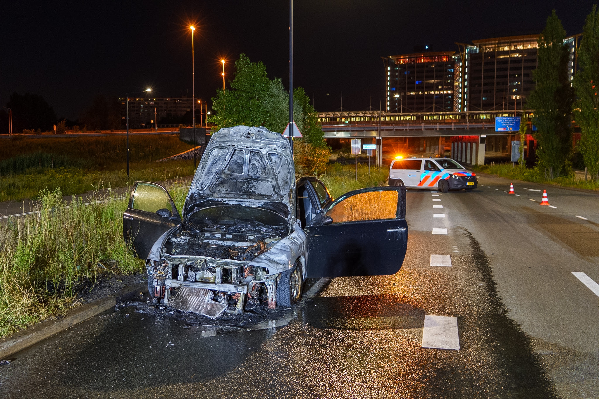 De auto kan als verloren worden beschouwd.