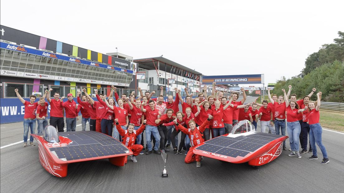 Solar Team Twente heeft de eerste en tweede prijs in de wacht gesleept