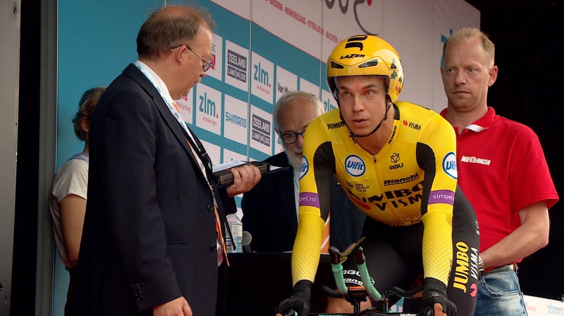 Dylan Groenewegen tijdens de ZLM Tour in 2019