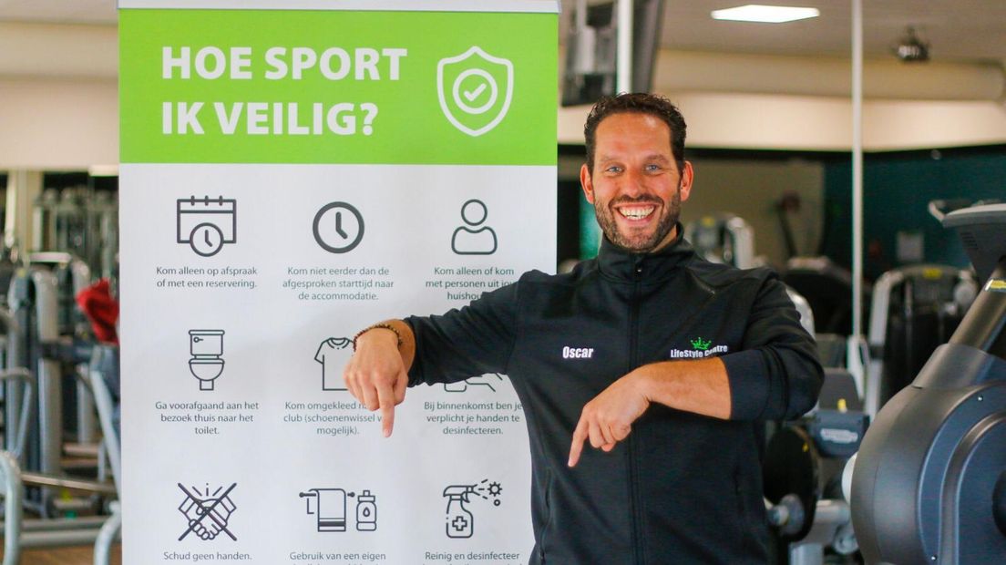 Oscar Duteweert, sportschoolhouder in Raalte, wil snel weer open