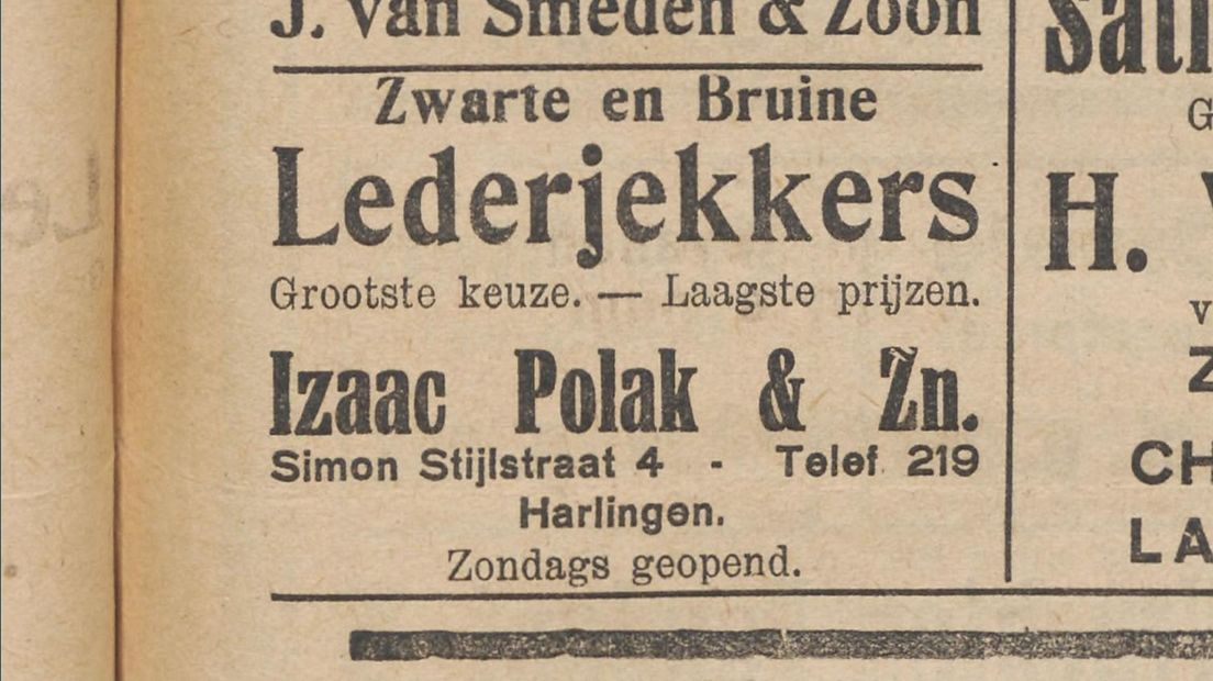 In advertinsje út 1929