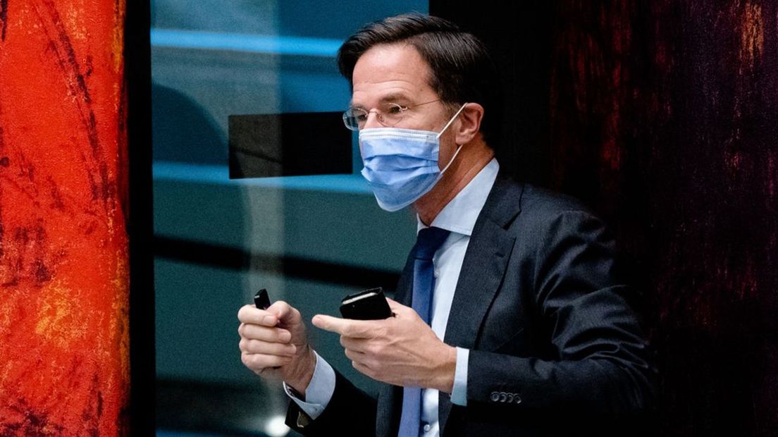 Demissionair premier Mark Rutte sprak het land weer toe.