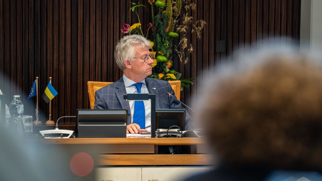 John Berends in de Statenvergadering.