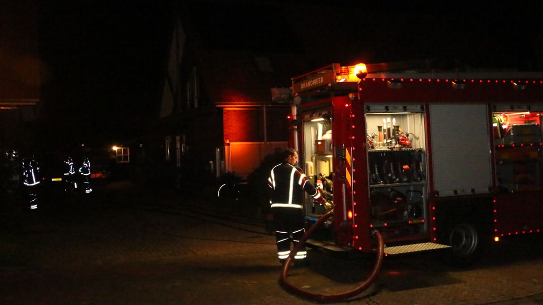 De brandwer aan de Schansstraat (Rechten: Van Oost Media'