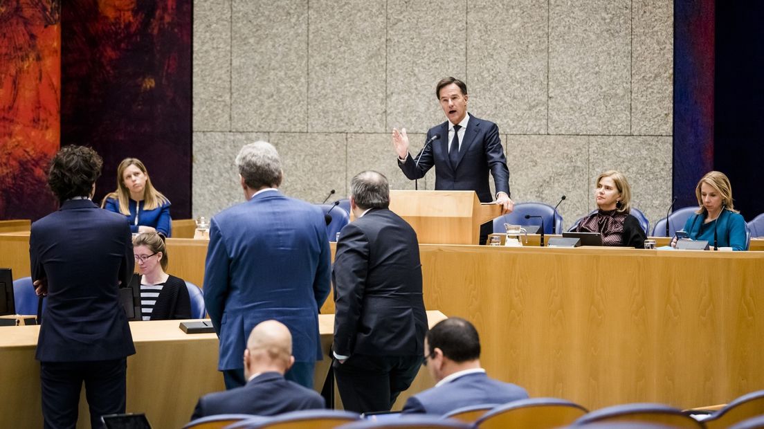 Het kabinet tijdens een stikstofdebat