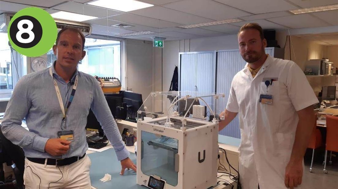 Het ziekenhuis maakt met een 3D-printer zelf medische hulpmiddelen.