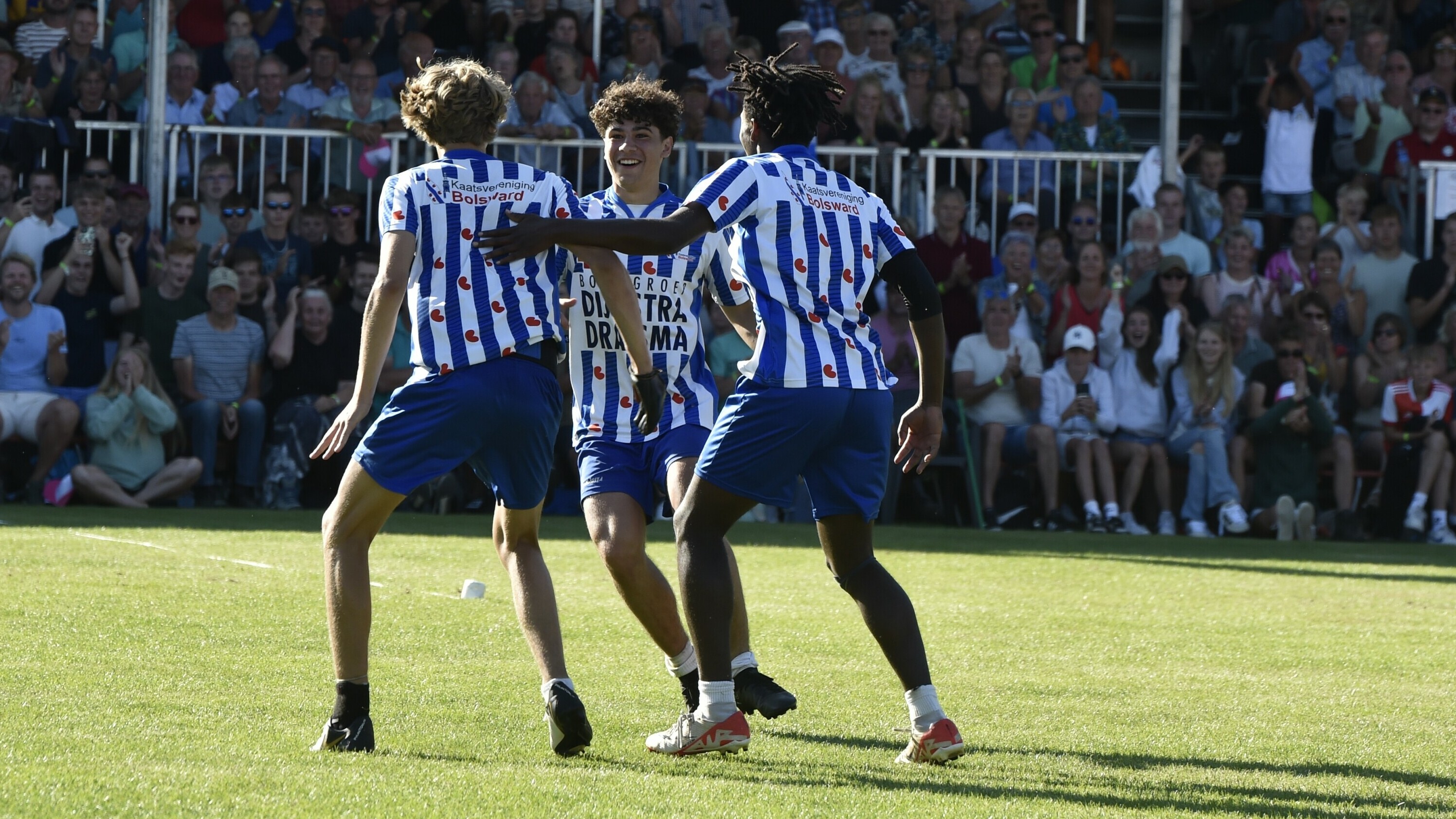 KV Bolsward won vorig jaar de Freule met Silvan Elzinga, Tymen Bylsma en Jurre Reitsma