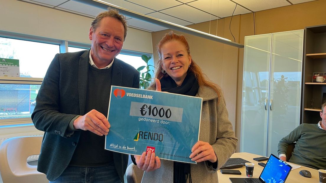 Rendo doneerde eveneens 1.000 euro