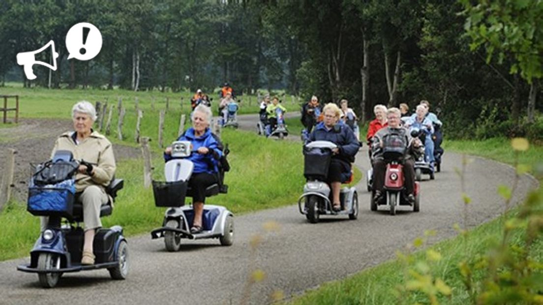 Ouderen nemen vaker en langer deel aan het verkeer (Rechten: RTV Drenthe)