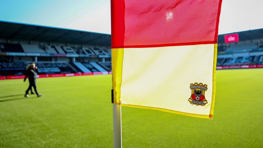 Bij de 'thuiswedstrijd' werd wel aan alle details gedacht bij Go Ahead Eagles