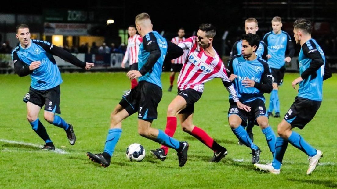 GOES wint Zeeuwse hoofdklasse derby en staat gedeeld tweede